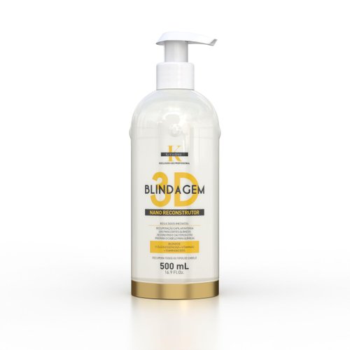 Kerastinni | Blindagem 3D Nano Reconstructor Hair Mask | 500ml / 16.9 fl.oz.