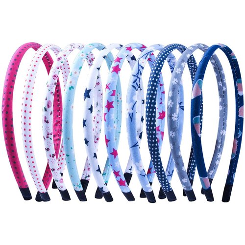 Candygirl Girls Headbands Plain for Kids Cloth Headbands for Girls Gifts Thin Hair Headbands for Toddler Cute Head Bands
