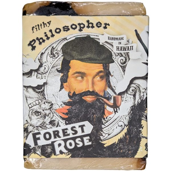 Filthy Philosopher all natural glycerin BAR SOAP Rose Cedar Pine Patchouli by Filthy Farmgirl