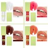 jeosisy Lip Glow Oil - Tinted Lip Oil, Glossy Lip Glow Oil, Long Lasting Plumping Lip Oil, Lip Hydrating Balm Lip Care Lip Gloss (#8)