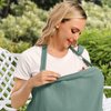 Wimst Muslin Nursing Cover Breastfeeding for Women, Soft and Breathable Breastfeeding Cover with Rigid Hoop for Nursing Apron (Roman Green)