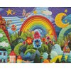Springbok's Summer Adventure Quilt 1000 Piece Puzzle for Adults Features Imagery of an Amazing and Colorful Quilt Featuring a Summer Scene and The Tools Used to Create It.