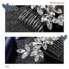 Latious Crystal Bride Wedding Hair Comb Silver Rhinestone Bridal Hair Clip Sparkly Hair Piece Gem Hair Accessories for Women and Girls (Silver)