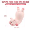 Seninda Cute Phone Holder Lovely Pink Pig Cellphone Desk Stand Animal Desktop Accessories Office Decor (Shape D)