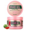 Braiding Gel Extra Hold 8.8 oz -Great For Braids,Twist, Locs & Smooth Edges - Braiding Gel Contains Rosemary Hair Growth Oil for Frizz Control, High Shine, Edge Control(Watermelon Flavour)