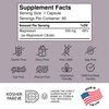 Zahler - Magnesium Supplement Capsules 200 mg (60 Count) Certified Kosher Bioactive Magnesium Citrate for Max Absorption - Natural Magnesium Mineral for Men & Women - Best Magnesium Supplements