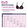 Maidenform One Fab Fit Underwire Bra, Push-Up T-Shirt Bra, Modern Demi Bra, Lightly Padded Bra with Convertible Straps, Paris Nude, 34B