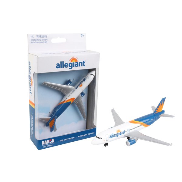 Daron Toy Airplane – Allegiant Air – Die-Cast Metal Model Airplane Toy with Plastic Parts for Kids Ages 3+