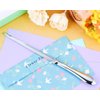 BANCHELLE Letter Opener Envelope Slitter Envelope Opener with Gift Box (Silver, 9.06 × 0.71 × 0.39 inches), 1 Piece