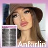 Wispy Spiky Lash Clusters Cat Eye Lashes 12-17mm Manga Cluster Eyelash Extensions C Curl Natural False Eyelashes 156 Pcs Left & Right Individual Lashes with Thin Band Beginner Friendly, by Anforlin