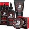 Bossman Essentials Beard Kit - Made in USA - Jelly Beard Oil - Conditioner - Beard Balm - Natural Ingredients (Hammer Scent)