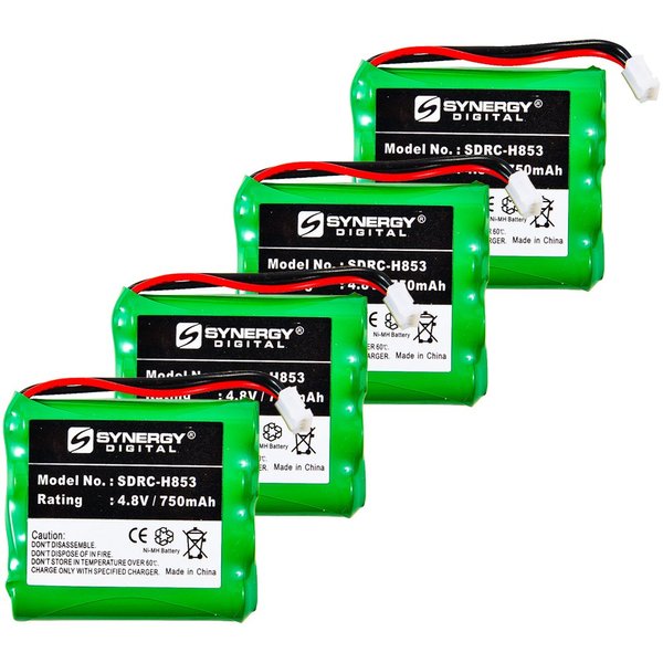 Synergy Digital Remote Control Batteries, Works with Marantz 810091102101 Remote Control, Combo-Pack Includes: 4 x SDRC-H853 Batteries