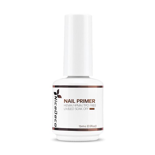 Nicedeco Nail Primer, Fast Air Dry, No Lift Prep for Gel and Acrylic Powder, Foundation for Long-lasting Nail Polish