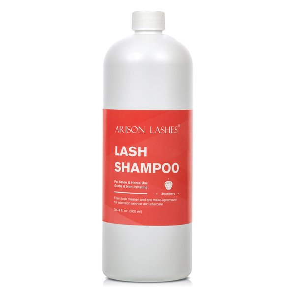 ARISON LASHES Lash Shampoo Eyelash Cleanser 900ML Lash Extension Shampoo, Professional Lash Shampoo for Lash Extensions Premium Eyelid Foaming Cleanser for Salon and Home Use