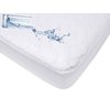 American Baby Company Waterproof Fitted Crib and Toddler Mattress Protector, Quilted and Noiseless Crib & Toddler Mattress Pad Cover, White, 52"x28"x9"