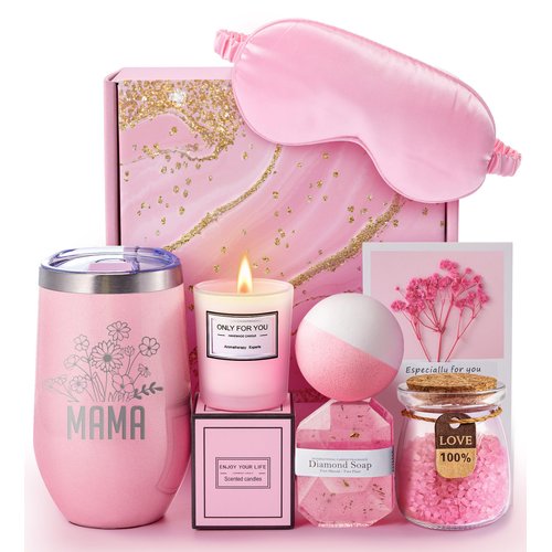 Mothers Day Gifts for Mom, Mom Birthday Gifts, Christmas Gifts for Mom, Thoughtful Gifts for Mom Mother in law Step Mom, Best Mother's Day Gifts from Daughter Son Kids, Mom Spa Gifts Basket Set