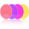 Face Scrubber, Facial Exfoliator, Face Scrub Brush, Soft Face Brush, Silicone Facial Cleansing Brush, Face Exfoliator Blackhead Acne Pore Cradle Cap Face Wash Brush for Deep Cleaning Skin 4 Pack