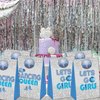 HAPPARTY Dancing Queen Party Favor Gift Bags 24Pcs with Disco Ball Stickers,for Dancing Queen 17th Birthday Goodie Bags Music Opera Mia Party Decorations,Blue Let's Go Girl Candy Treat Bags