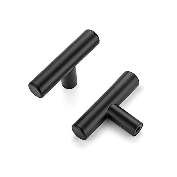 Ravinte 2'' Cabinet Handles Stainless Steel Matte Black Kitchen Cabinet Hardware Handles of Kitchen Cupboard Handles 15 Pack