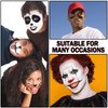 CAHIUYOA Black Face Body Paint Stick,Clown Black Makeup Eye Black Stick,Professional Joker Zombie Vampire Skeleton Cosplay Halloween SFX Makeup Sticks for Adults Children