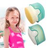 Sunscreen Applicator for Kids - 2 Pack Sunblock Buddy brush Brush with Protective Caps, BPA-Free and Skin-Friendly Sun Cream Brush for Baby