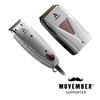 Andis 17270 Finishing Combo T-Outliner Trimmer & Pro Foil Lithium Titanium Foil Shaver - Professional Finishing Hair Clippers and Trimmer Kit for Men