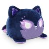TeeTurtle - The Original Reversible Wolf Plushie - Galactic Purple - Cute Sensory Fidget Stuffed Animals That Show Your Mood