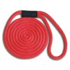Solid Braid Nylon Dock Line - Red, 1/2" x 15'