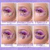 Teenitor Body Glitter Gel, Purple Face Glitter Set, 6 Shapes Face and Body Glitter, Hair Glitter Gel, Purple Makeup Glitters Gel for Face, Body, Hair, Glitter for Halloween Makeup