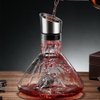 Newyond Wine Decanter, Red Wine Carafe,Wine Aerator, decanters, Iceberg base decanter, Decanter gift box, Wine lovers gift box.