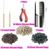 Hair Tinsel Kit 12 Colors 2400 Strands Tinsel Hair Extensions for Women Hair Extension Tinsel Kit Heat Resistant Glitter Fairy Hair Accessories for Christmas