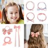 ONECOCOA Hair Accessories for Girls，Teen Girl Gifts Including Jewelry Box/Hair Clips/Hair Barrettes/Hair Ties/Hair Bows，birthday gift for girls age 6 7 8-14（Cute Bear）