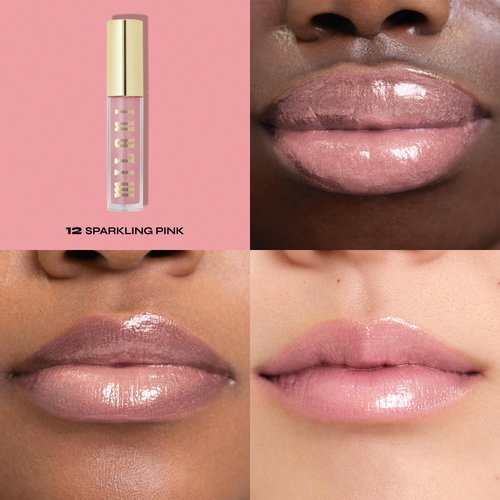 Milani Keep It Full Nourishing Lip Plumper - Sparkling Pink (0.13 Fl. Oz.) Cruelty-Free Lip Gloss for Soft, Fuller-Looking Lips