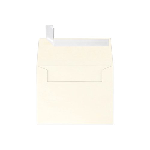 LUXPaper A2 Invitation Envelopes | Peel & Press | 4 3/8" x 5 3/4" | Champagne Metallic | 80lb. Text | 50 Qty