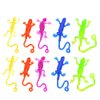 STOBOK Sticky Lizard, 24pcs Funny Sticky Lizard Toy Sticky Hands Lizard Gecko Figures Stretchy Sticky Lizards for Cosplay, Party Favors (Random Color)