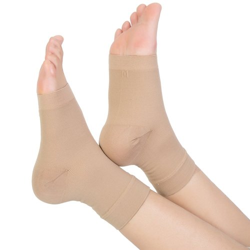 Plantar Fasciitis Socks for Women Men, Truly 20-30mmHg Compression Socks for Arch & Ankle Support, Foot Care Compression Sleeves for Injury Recovery, Eases Swelling, Pain Relief, Beige XXL
