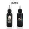 OPHIR Temporary Tattoo Ink Airbrush Body Art Pigment Body Paint for Airbrushing Body Art Temporary Tattoo Colors 60ML/Bottle (BLACK)