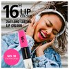 Dermacol NEW 16-Hour Lip Colour, Highly Pigmented Glossy Lip Stain, Two-Phase Lip Plumper Gloss, Kissproof Lip Makeup Products with Matte and Glitter Finish, n. 18, Cotton Candy
