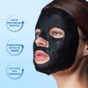 RAZUYEN Charcoal Face Sheet Mask, Anti-Aging, Detoxifying & Moisturizing face mask for Sensitive Skin with Centella Asiatica, Vitamin B5, Glass Skin Face Mask for after Microneedling, 10 Sheets