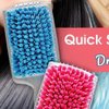 Beavorty 1Pcs Quick Dry Towel Hair Dryer Brush Paddle Brush Fast Drying Comb Detangling Paddle Brush Absornet Hair Brush Comb Dry Hair Comb Air Bag Comb
