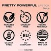 Kandi Koated Pretty Powerful Lipstick [Fierce] Matte Lip Color by Kandi Burruss | Special Edition Packaging | Creamy Texture, Rich Color, Paraben-Free, Cruelty-Free Formula | Beauty & Makeup