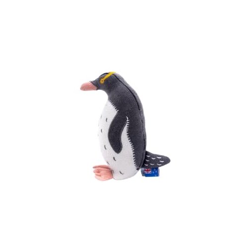 Generic WWF RESPLOOT Cuddlers Dog Toy with Squeaker Plush Yellow-Eyed Penguin, Black