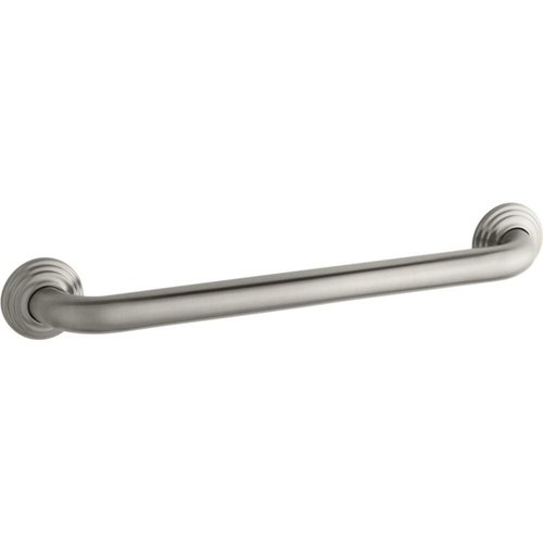KOHLER 460616 Grab Bar, Vibrant Brushed Nickel