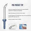 Flosser Replacement Tips for Waterpik Water Flosser, High-Pressure Water Flosser Tip Replacement, Compatible with Waterpik Oral Irrigator (6Pack)