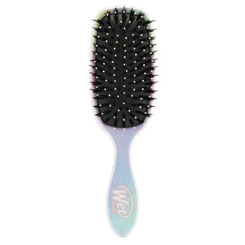 Wet Brush Shine Enhancer Paddle Brush, Color Wash Stripes - Hair Detangler Brush with Ultra Soft Bristles, Infused With Natural Argan Oil, Shiny Detangle & Smooth Hair, Wet or Dry, For All Hair Types