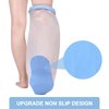 VALLEYWIND Waterproof Leg Cast Cover for Shower Adult Anti-Slip Reusable Sealed Watertight Cast Protector for Shower Leg Cast Bag for Shower Leg Foot Ankle Knee to Keep Wound & Bandages Dry 24.8inch
