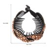 KALLORY Ponytail Hair Jewelry Banana Clips Hair for Thick Korean Hair Accessories Small Hair Clips Banana Hair Clips for Women Banana Combs for Hair Barrette Gothic Hair Clips Tail Clip