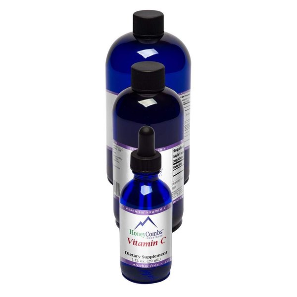 Vitamin C Liquid – Alcohol-Free Oral Vitamin C Drops - Liquid Vitamin C for Skin, Bones & Joint Health – Vitamin C Immune Supplement – Vegan, Non-GMO Vitamin Liquid Extract for Kids & Adults (8 oz.)