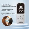 Infant Pulse Oximeter with Soft Wrap Sensor, Battery Powered Baby Oxygen Saturation & Pulse Rate Monitor, Non-Medical Use Only