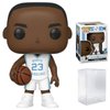 Michael Jordan (North Carolina Tar Heels) White (Away) Jersey #74 Pop Sports Action Figure (Bundled with Ecotek Pop Protector to Protect Display Box)
